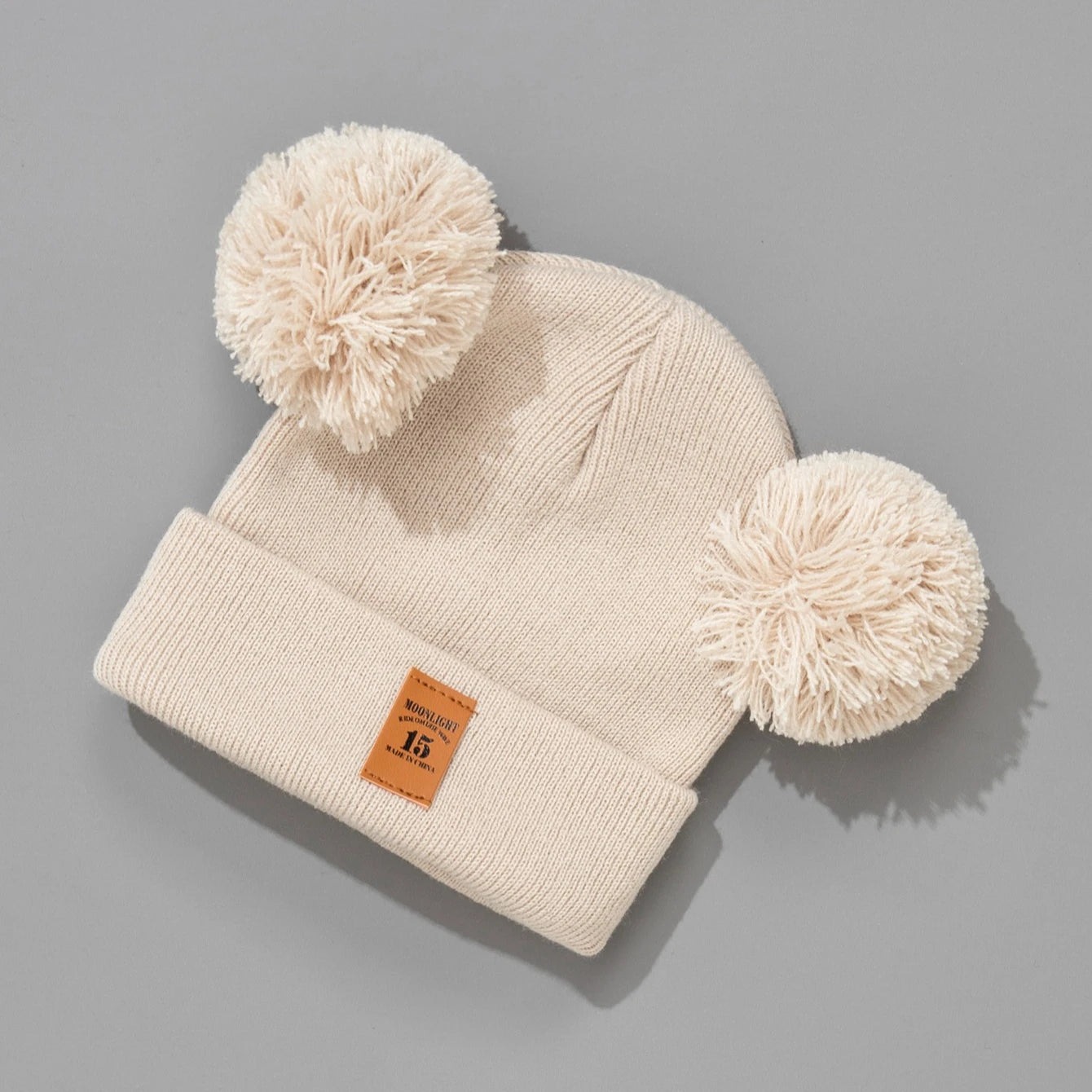 Baby Knit Pom Pom Hat | Warm Winter Cap for Toddlers
