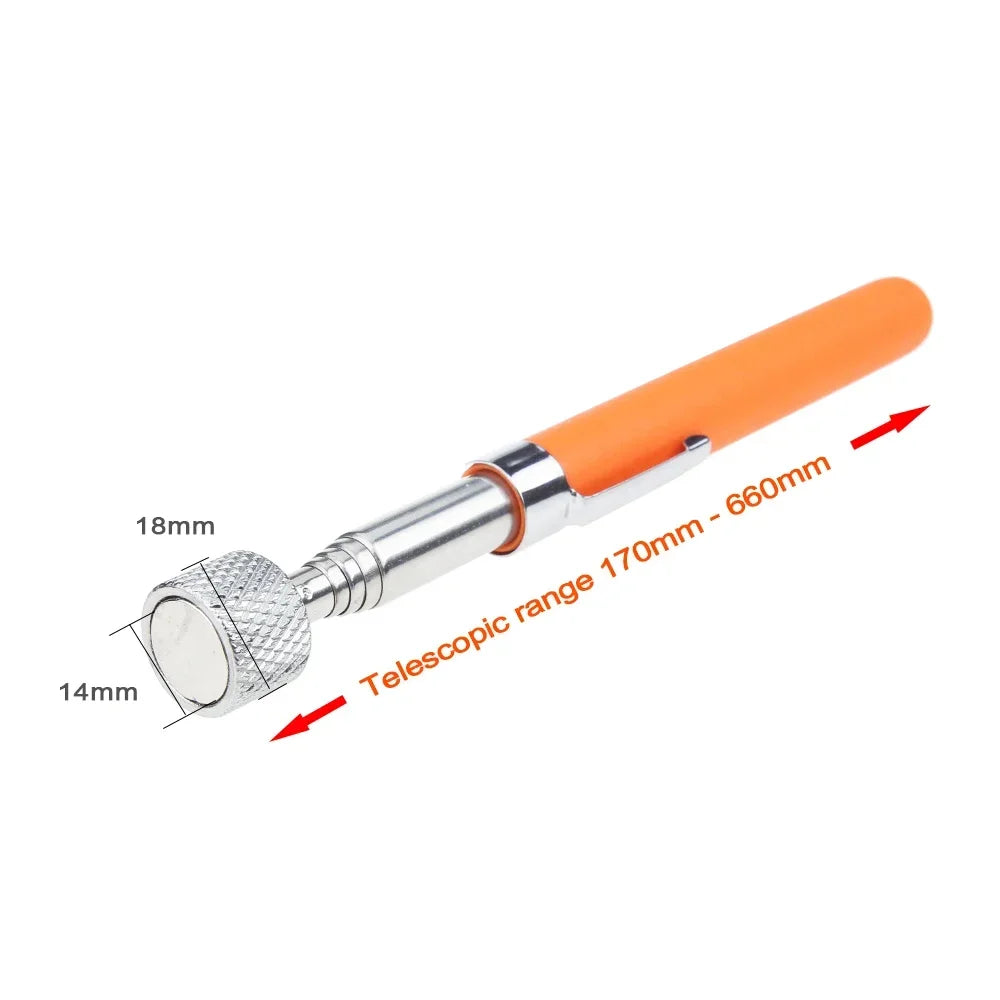 Telescopic Magnetic Pickup Tool | Extendable Magnet Rod for Dropped Screws and Bolt additional angle