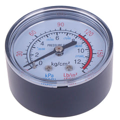 1pcs Bar Air Pressure Gauge 13mm 1/4 BSP Thread | Dual Scale for Air Compressor detail view