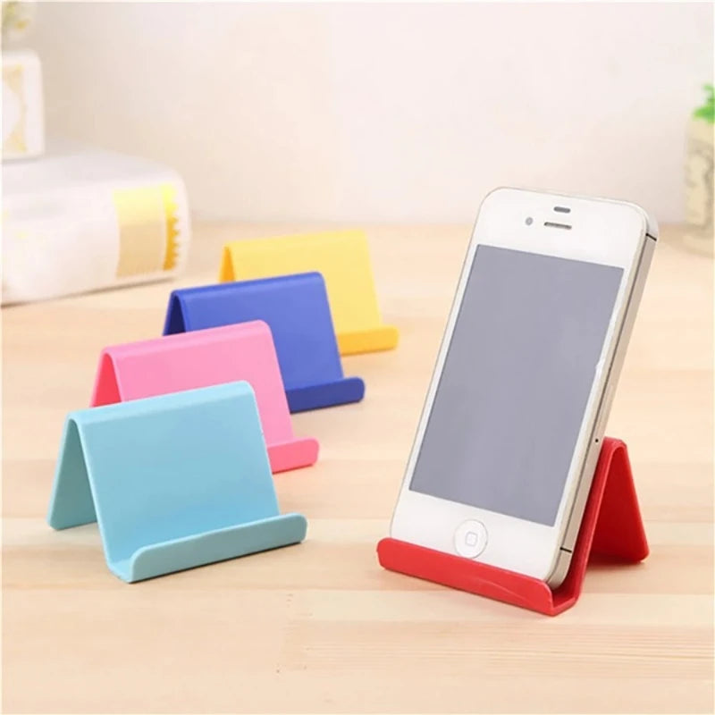 Universal Mini Portable Kitchen Phone Holder Movable Lazy Bracket Plastic Stand for additional angle