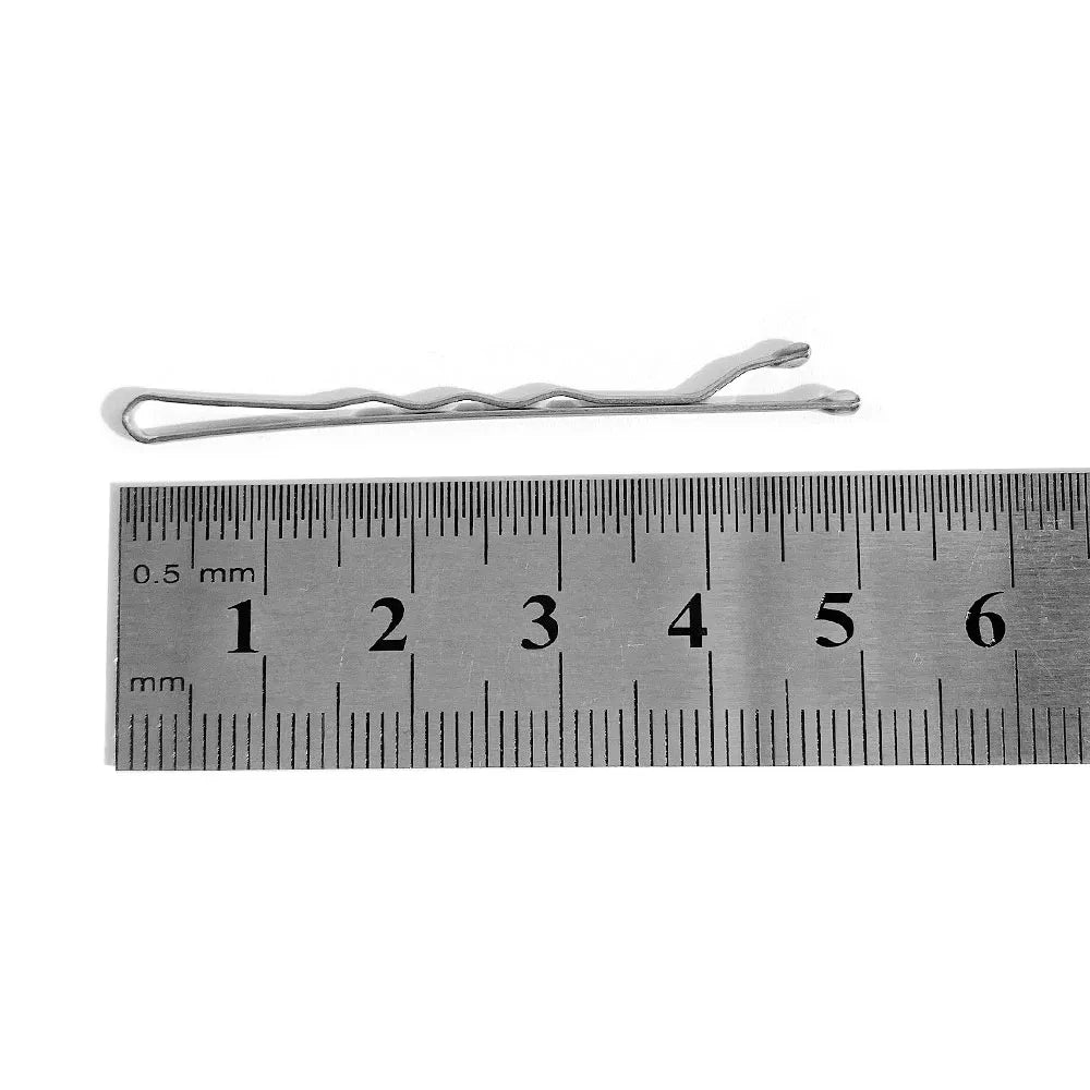 ‌Women's Bobby Pins 100PCS - Classic Solid Hair Clips for Everyday Use, Boxed Hair additional angle