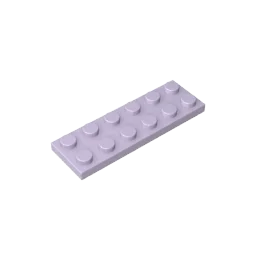 Plate 2 x 6 Building Block | Compatible Building Brick for DIY Creations close-up view