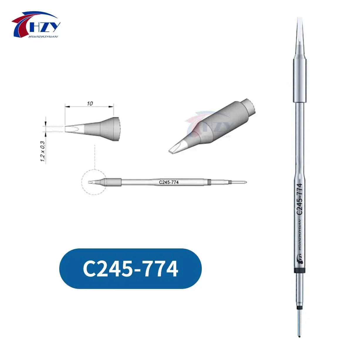 OEM C245 Series Soldering Iron Tips | Universal T245 Handle Soldering Station Tips for P detail view