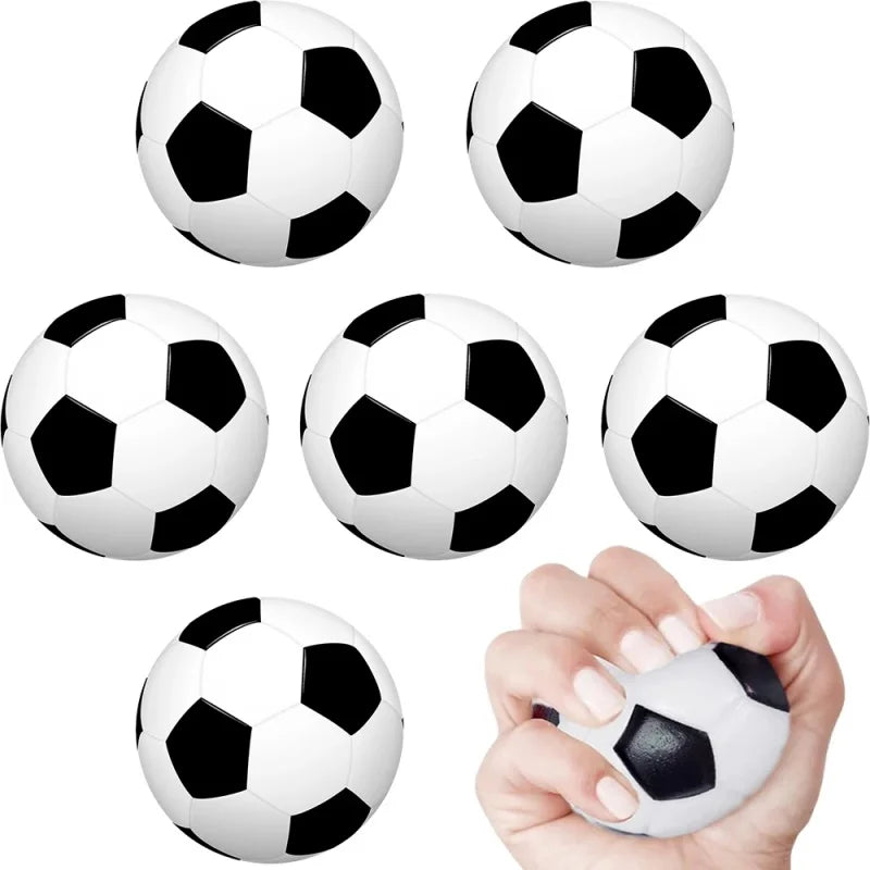 2Pcs Foam Sponge Decompression Vent Stress Balls Soccer Anti Stress Relaxation Mini Sports Ball for