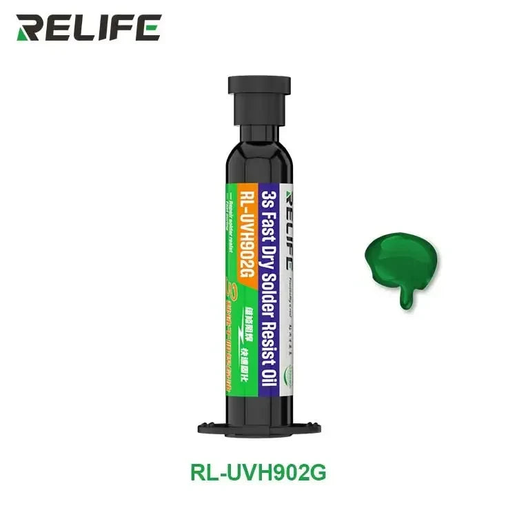 RELIFE RL-UVH902 3 Seconds Quick Drying Oil | UV Curing Solder Mask for PCB Repair alternate view