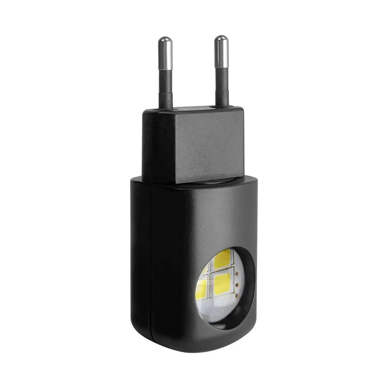 Mini LED Night Light with Twilight Sensor | Plug-In Wall Socket Lamp for Kids Room alternate view
