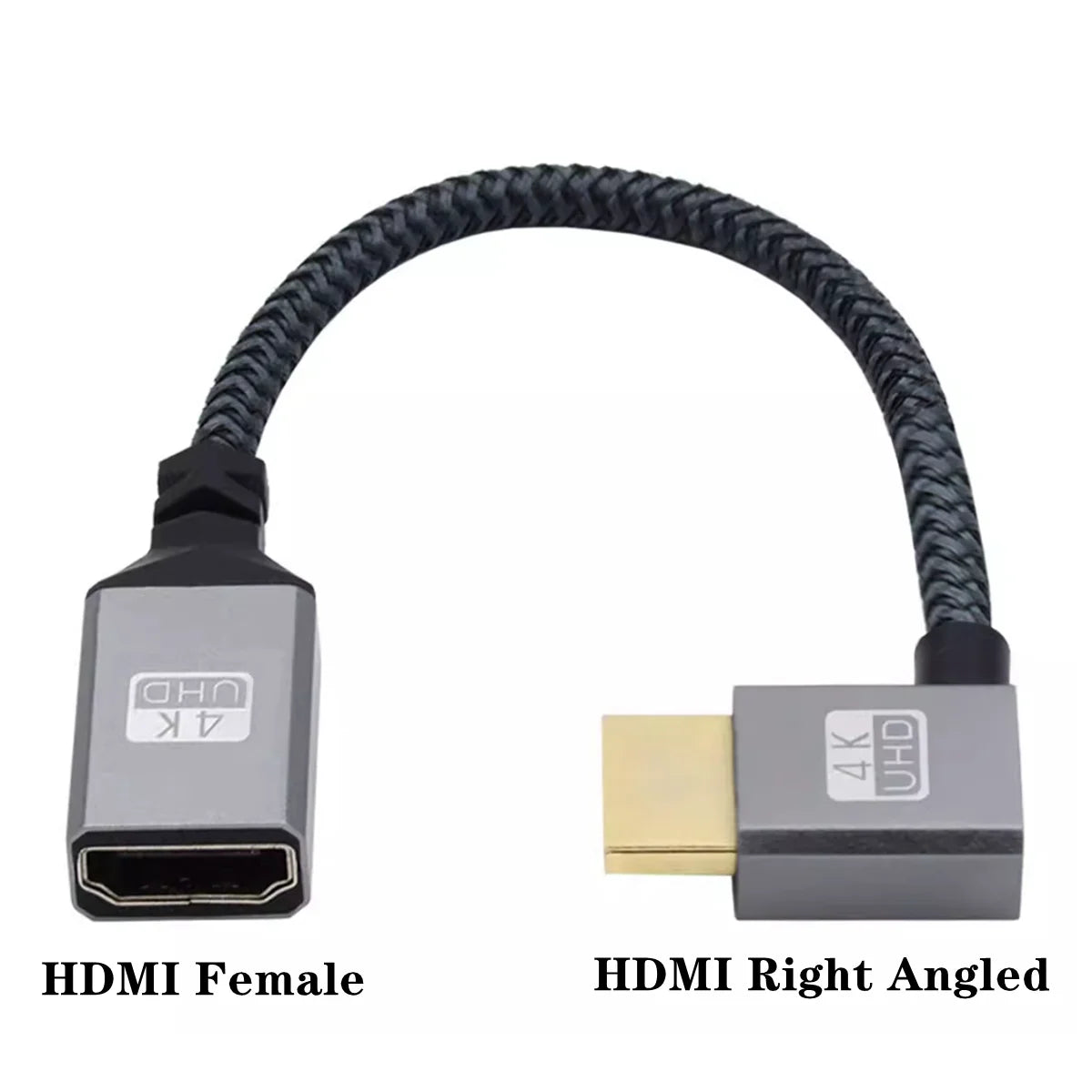 4K 60Hz HDMI-Compatible Extension Cable | Male to Female Adapter for Micro/Mini HDMI alternate view