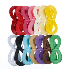 120pcs/pack Rainbow Paper Quilling Strips Set 5mm 53cm Flower Gift Paper For Craft DIY Quilling Tool