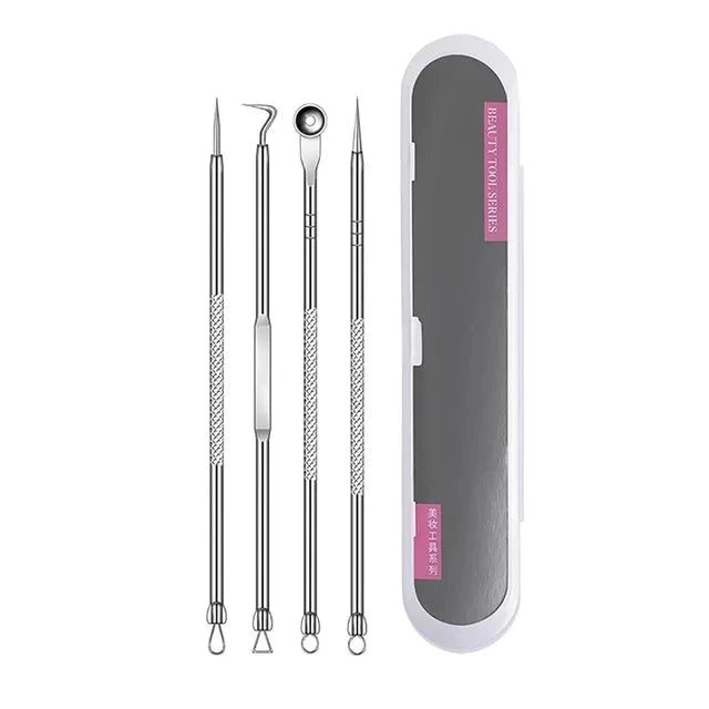 Ultra-Fine Blackhead Remover Tweezers | Precision Acne Extraction Tool detail view