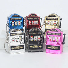 Fruit Slot Machine Keychain | Lucky Charm Bag Pendant for Adults alternate view