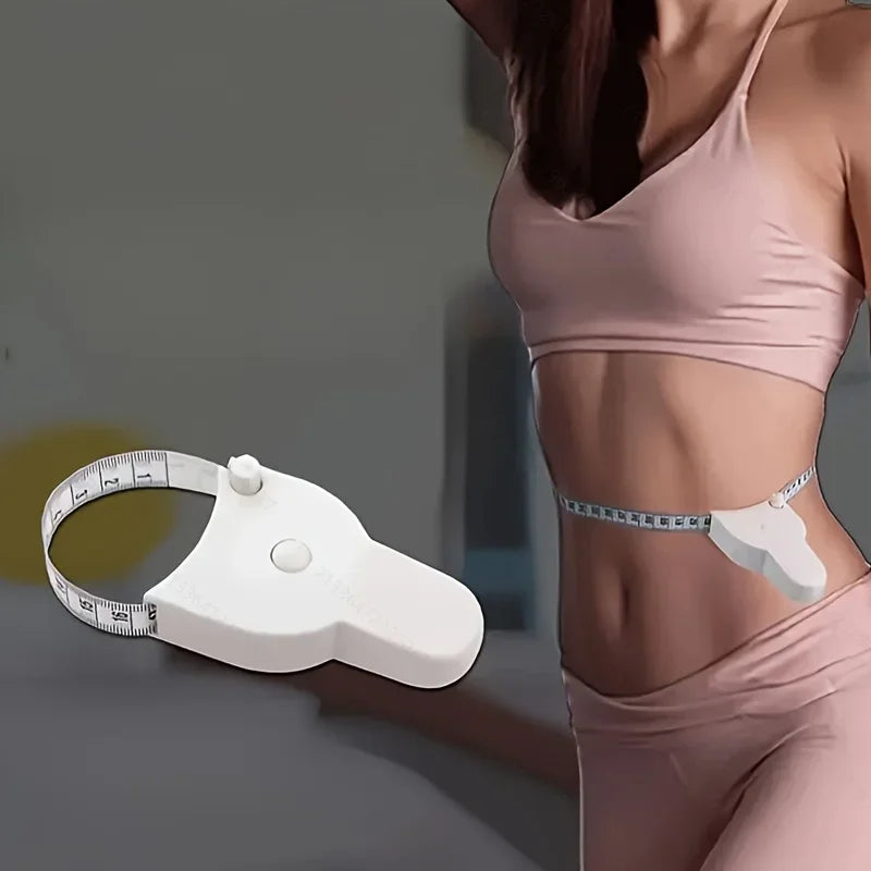 Body fat caliper and Waist Measurement Tape set - handheld fat caliper and tape combi alternate view