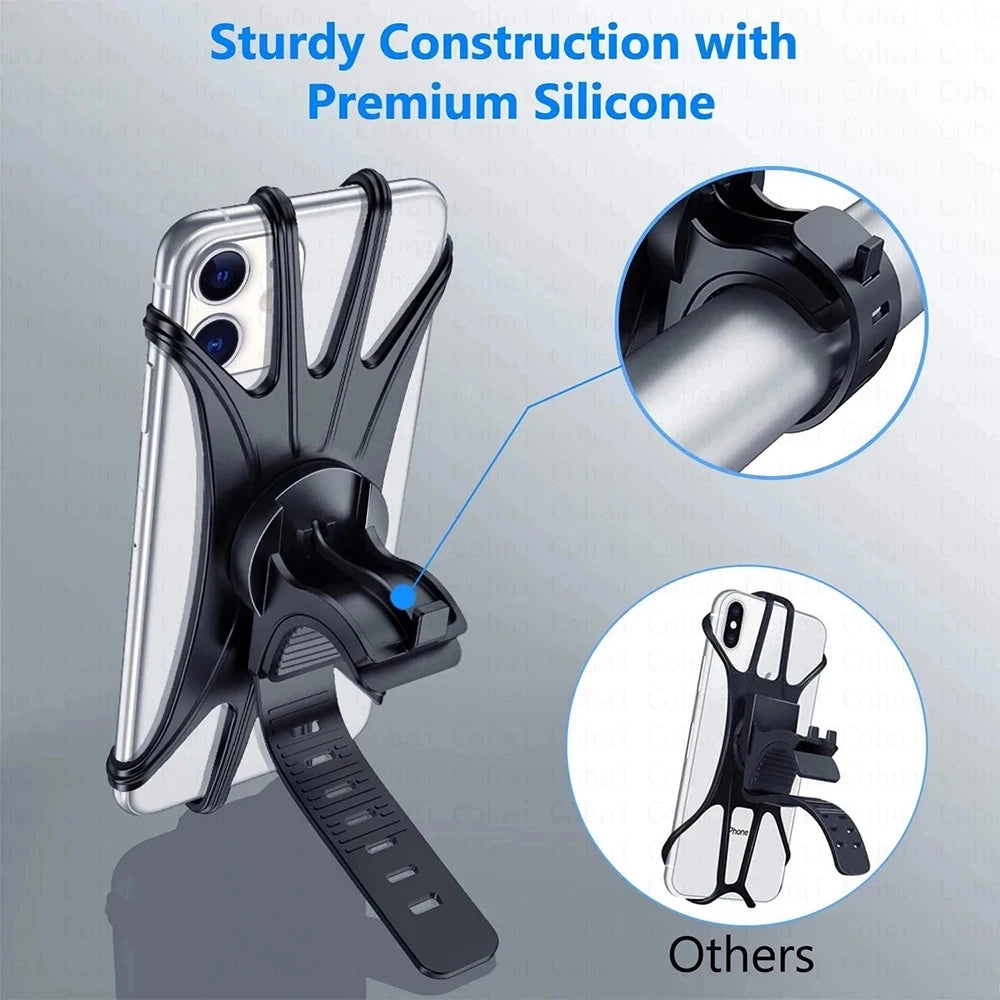 Bike Phone Holder Bicycle Mobile Cellphone Holder Motorcycle Suitable for Various Phone detail view