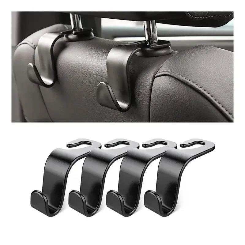 Car Seat Headrest Hook Organizer for Handbags Purses and Coats