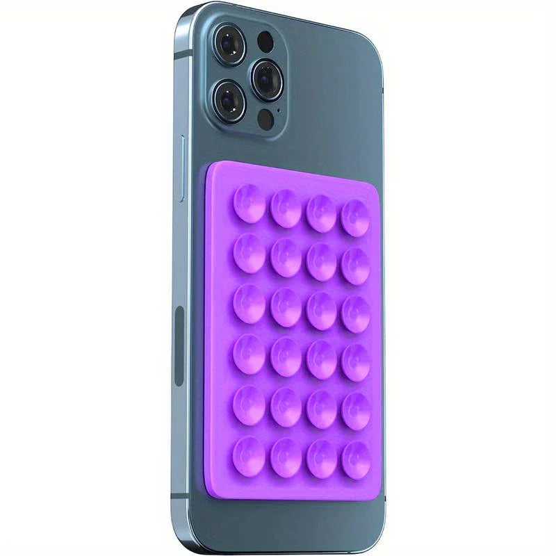 Silicone Suction Phone Holder Mat Multifunctional Suction Cup Wall Stand Square Anti- alternate view