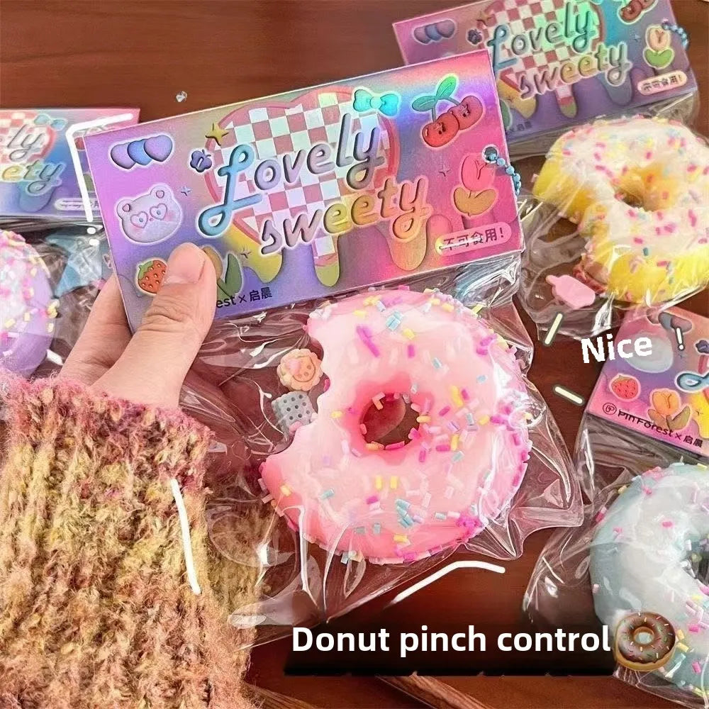 Taba Squishy Cake Doughnut Stress Relief Toy | Extra Large Sensory Fidget for Anxiety lifestyle view
