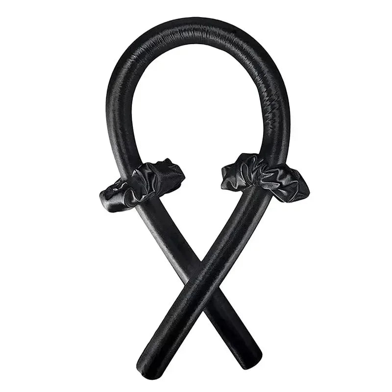 Heatless Curling Rod Headband | No Heat Hair Curler for Soft Sleeping Curls close-up view