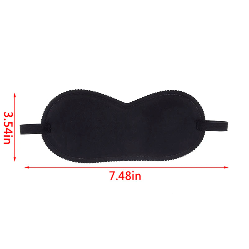 Sleeping Eye Mask | Cute Plush Light-Blocking Sleep Aid additional angle