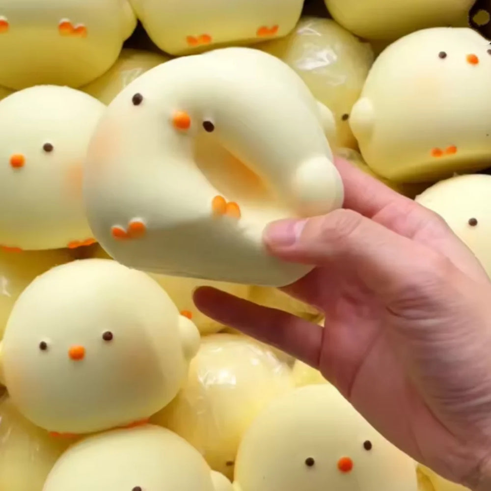 Cute Chick Squishy Squeeze Toy | Slow Rising Stress Relief Sensory Fidget for Anxiety alternate view