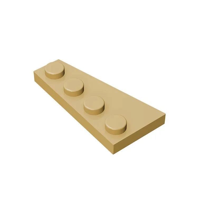 Gobricks GDS-549 Wedge Plate 4 x 2 Right | Building Block for Compatible DIY Sets additional angle