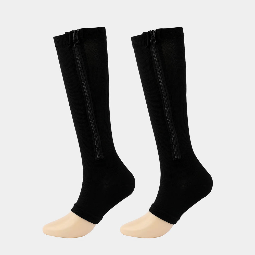 Vein Stretch Socks Women Men High Elasticity Pressure Long Cycling Socks Leg Support alternate view
