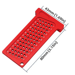 Woodworking Scribe Metric/Inch Precision T-Ruler | Aluminum Pocket Marking Gauge for alternate view