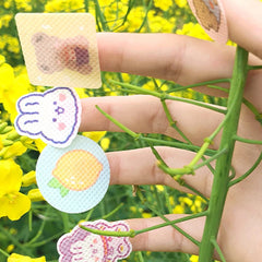18 Pack Girl Heart Mosquito Repellent Patches | Portable Mosquito Stickers for Kids detail view