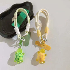Universal Braided Mobile Phone Lanyard Strap Cartoon Turtle Hanging Key Chain Cord wi alternate view