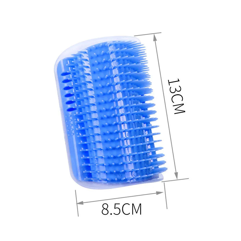 Massage Pet Cat Brush Corner Scrape Hair Removal Beauty Clean Corner Brush Removable Scr detail view