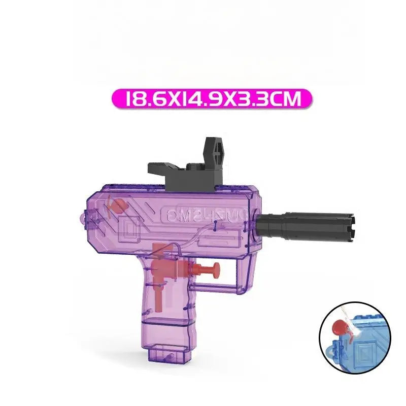 1Pcs Non Electric UZI Water Pistol | High Pressure Full Automatic Summer Beach Toy for K detail view