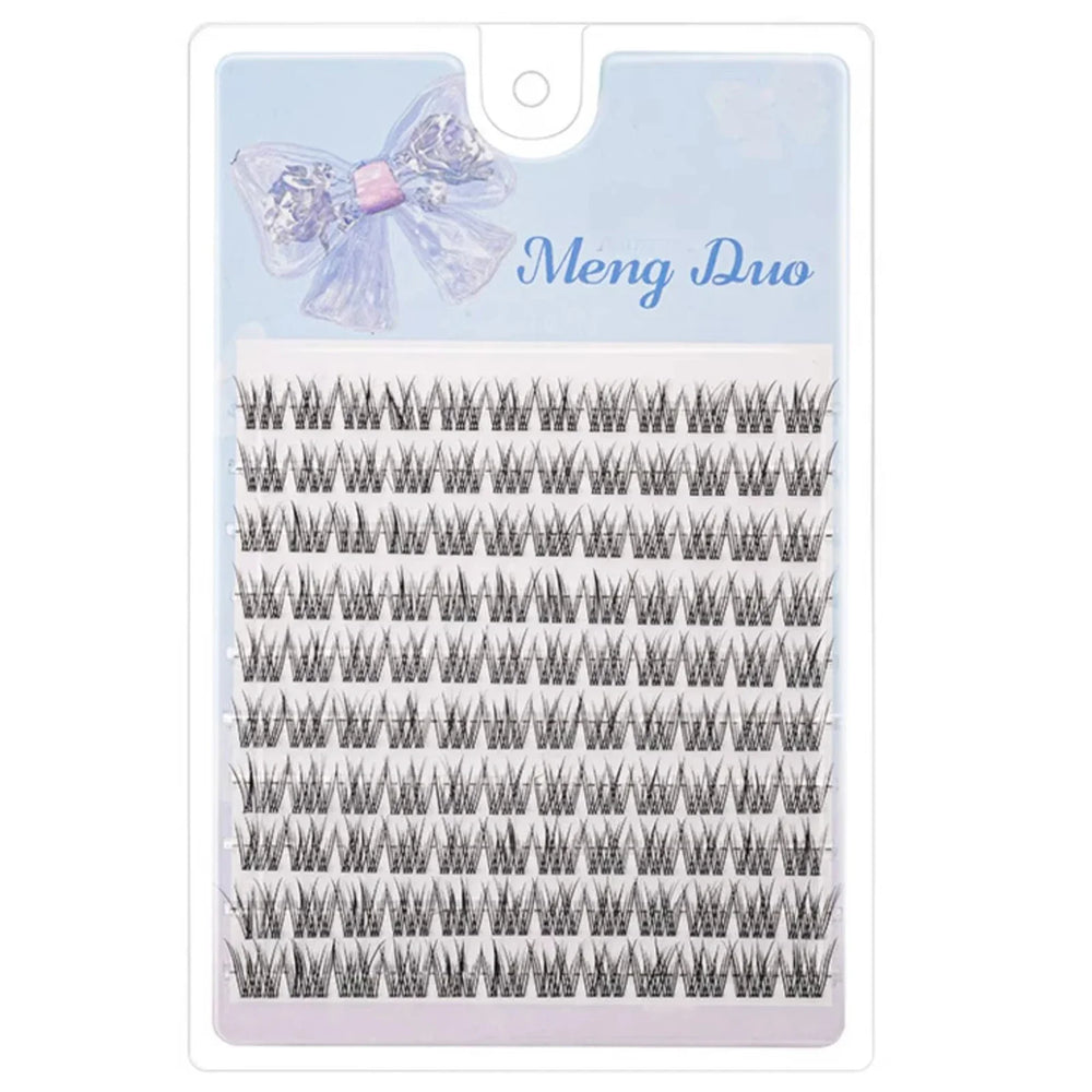 Easy Self Application Fish Tail Manga Cat Eye Lashes 120Pcs Fluffy Natural Long Reusa lifestyle view