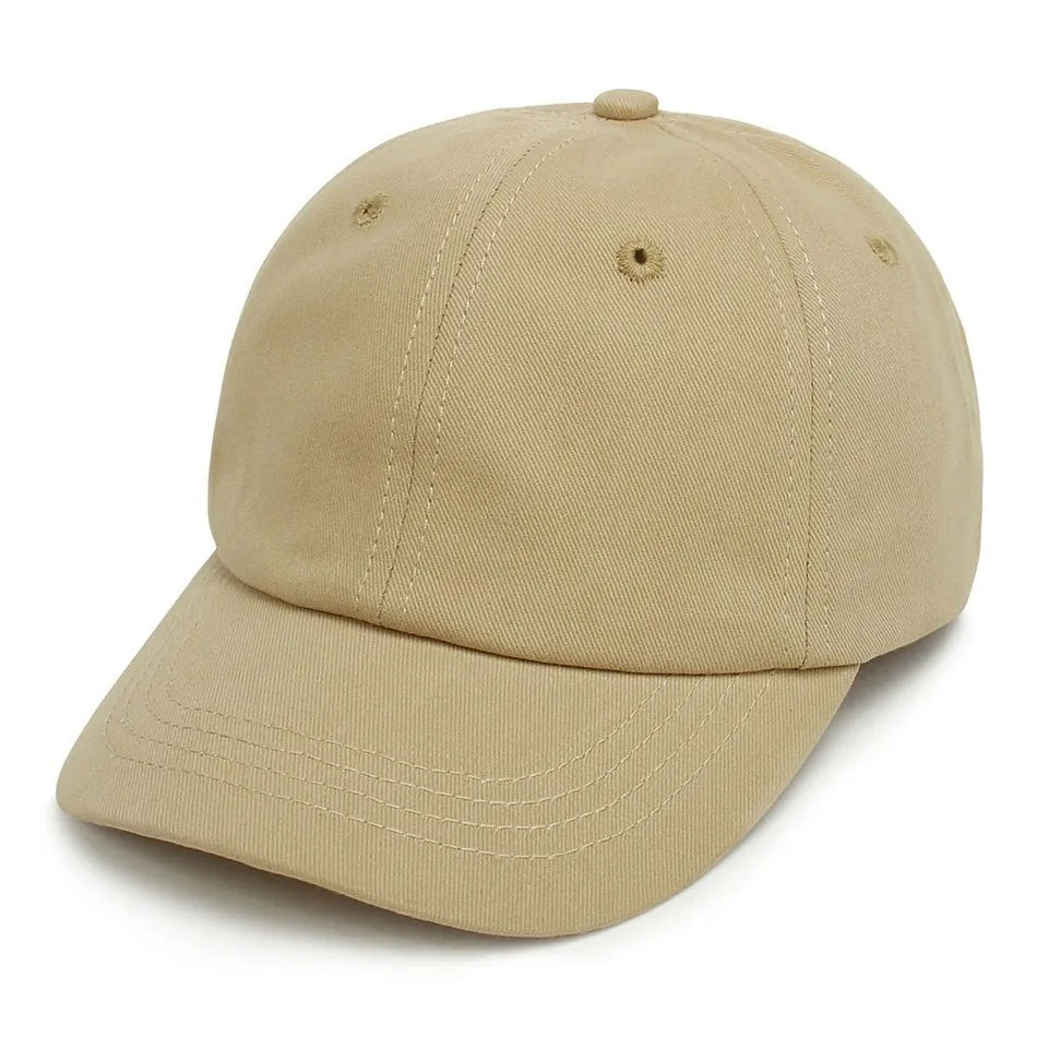 Baby Baseball Cap for Toddler | Low Profile Sun Hat with Adjustable Strap detail view
