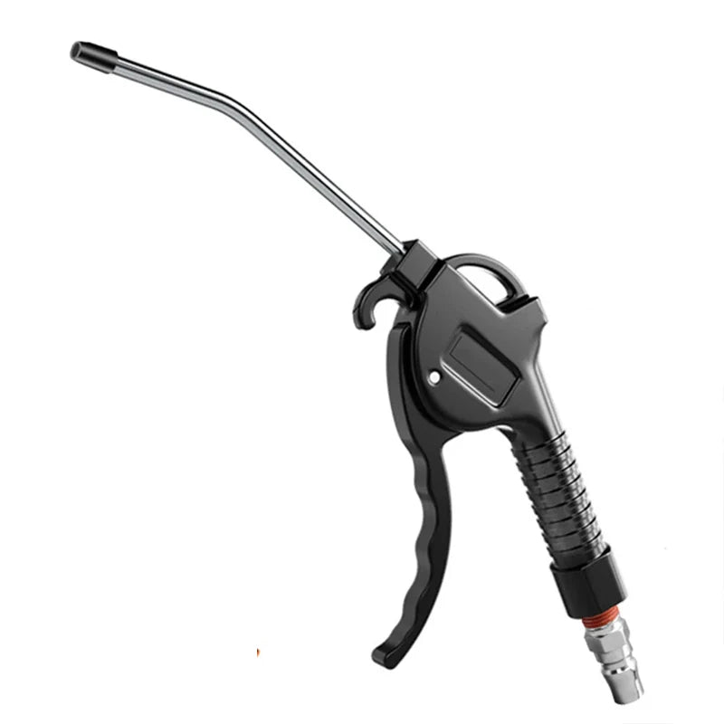 Air Blow Gun | High Flow Compressed Air Blower with Angled Bent Nozzle close-up view