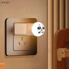 USB Panda Smart Voice Control Night Light | AI-Enabled Bedside and Camping Lamp detail view