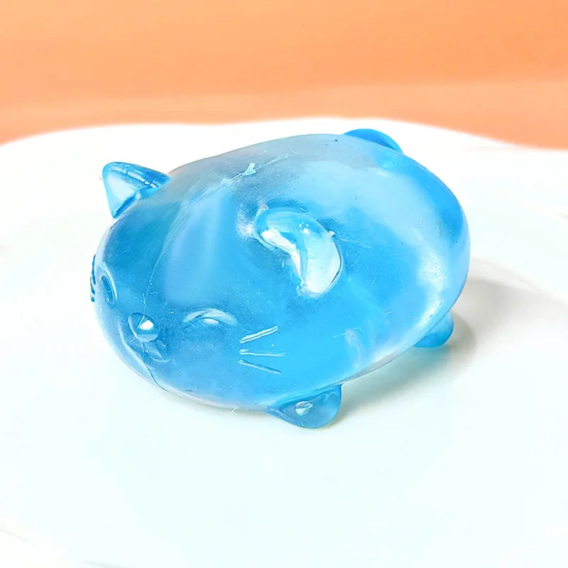 Mini Cute Cat Maltose Squishy Toys | Slow Rise Stress Relief Ball lifestyle view