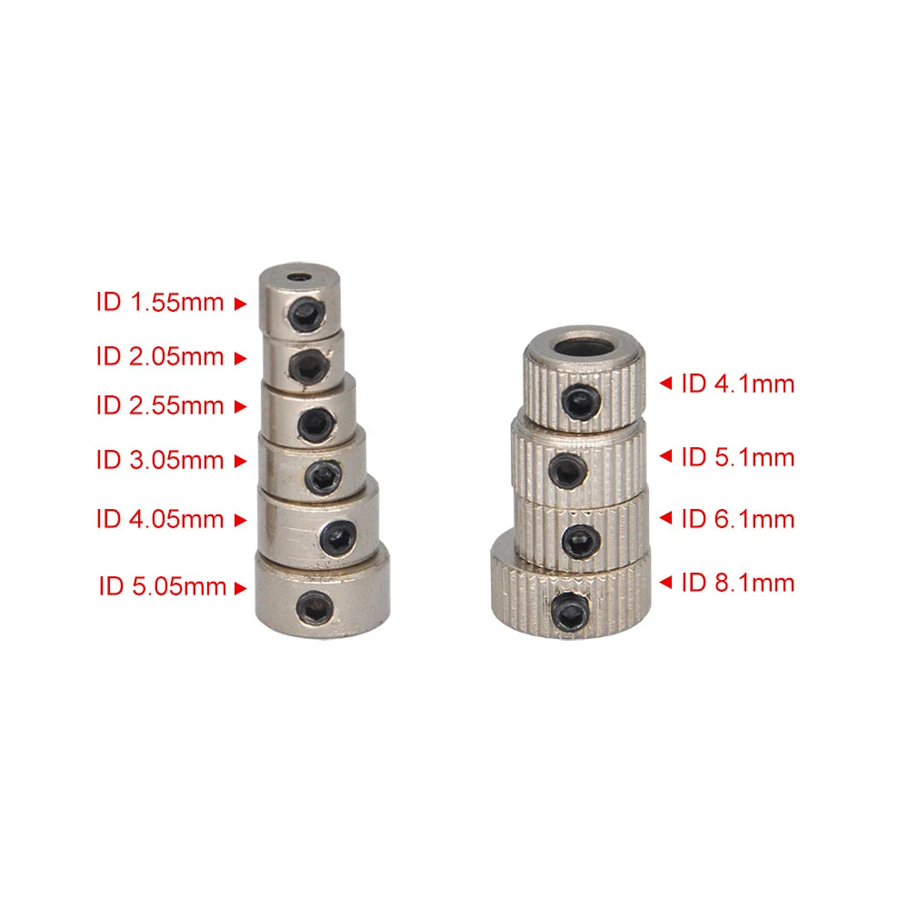 Metal Wheel Lock Collar Set 10 Pcs for RC Model Axle