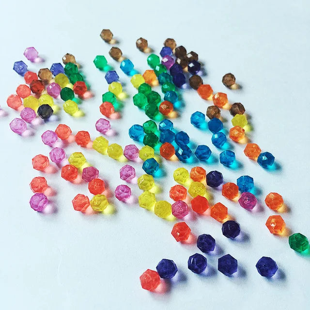 500PCS/Set Jewel Beads 3D Puzzle toys for Children 6 Colors Refill Pack Water sticky lifestyle view