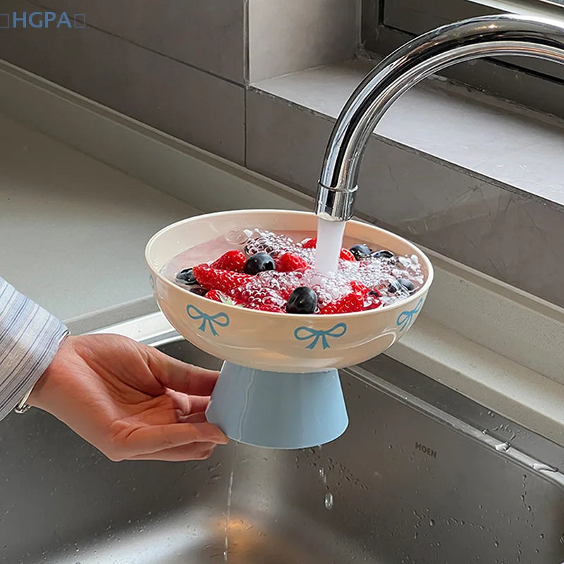 High-End Fruit Drain Tray | Decorative Dried Fruit Plate for Living Room lifestyle view