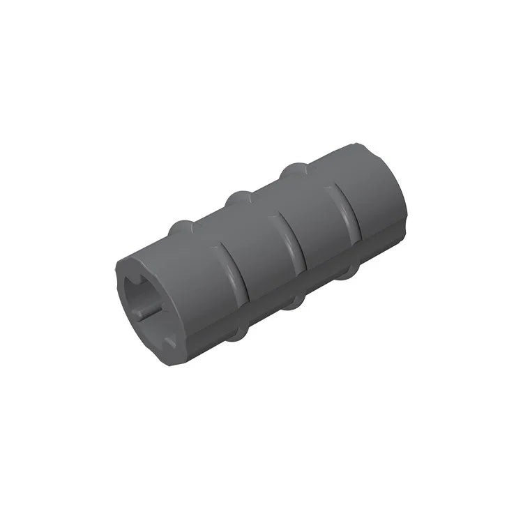 Gobricks Cross Axle Extension M 3 Ribs | Compatible Technical Building Block Connector detail view