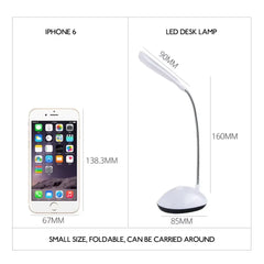 Portable LED Desk Lamp | Eye-Protecting Folding Reading Light for Bedroom and Study alternate view