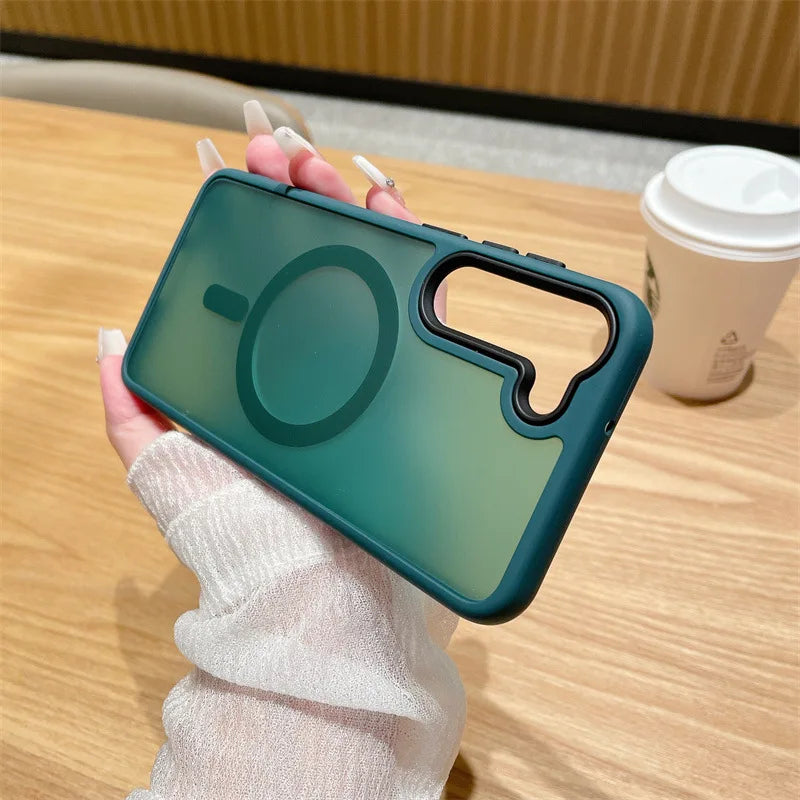 Matte Translucent Magnetic Phone Case – Magsafe - Compatible Business Cover - Onlytenbucks.com