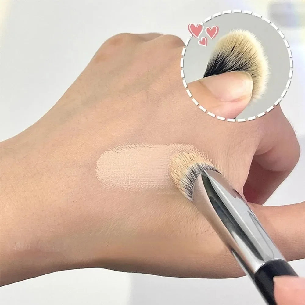 Three-sided Foundation Concealer Brush | Precision Makeup Tool for Contour and Highli lifestyle view