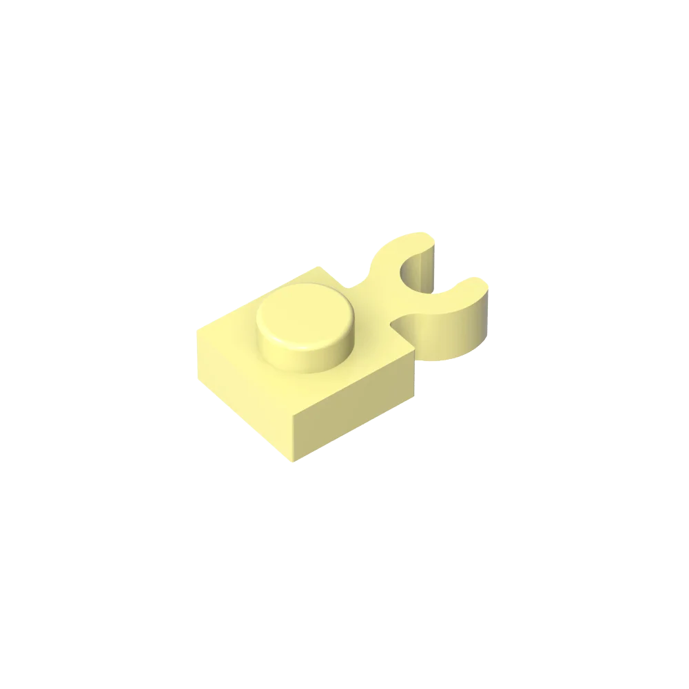 Gobrick GDS-814 PLATE 1X1 W. HOLDER | Building Block for DIY Creations alternate view