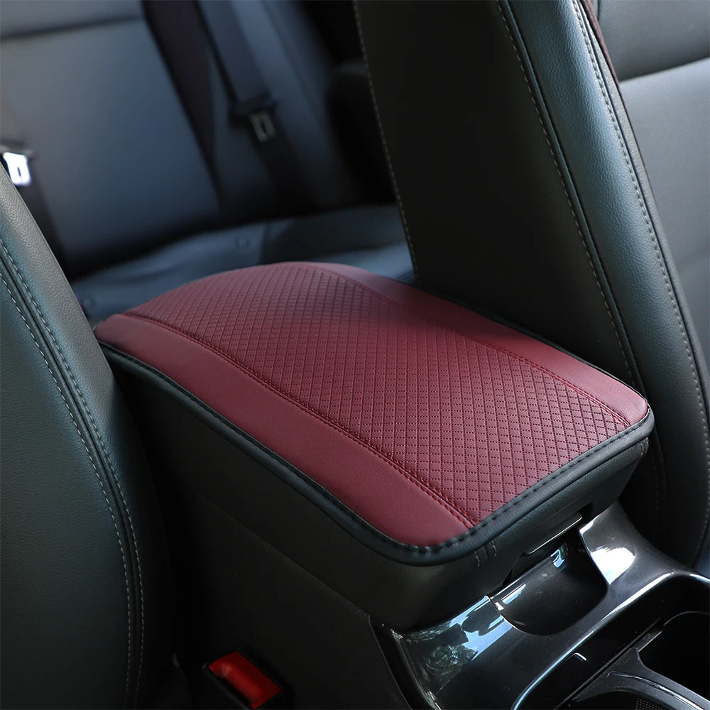 Car Armrest Pad Center Console Pad Artificial Leather additional angle