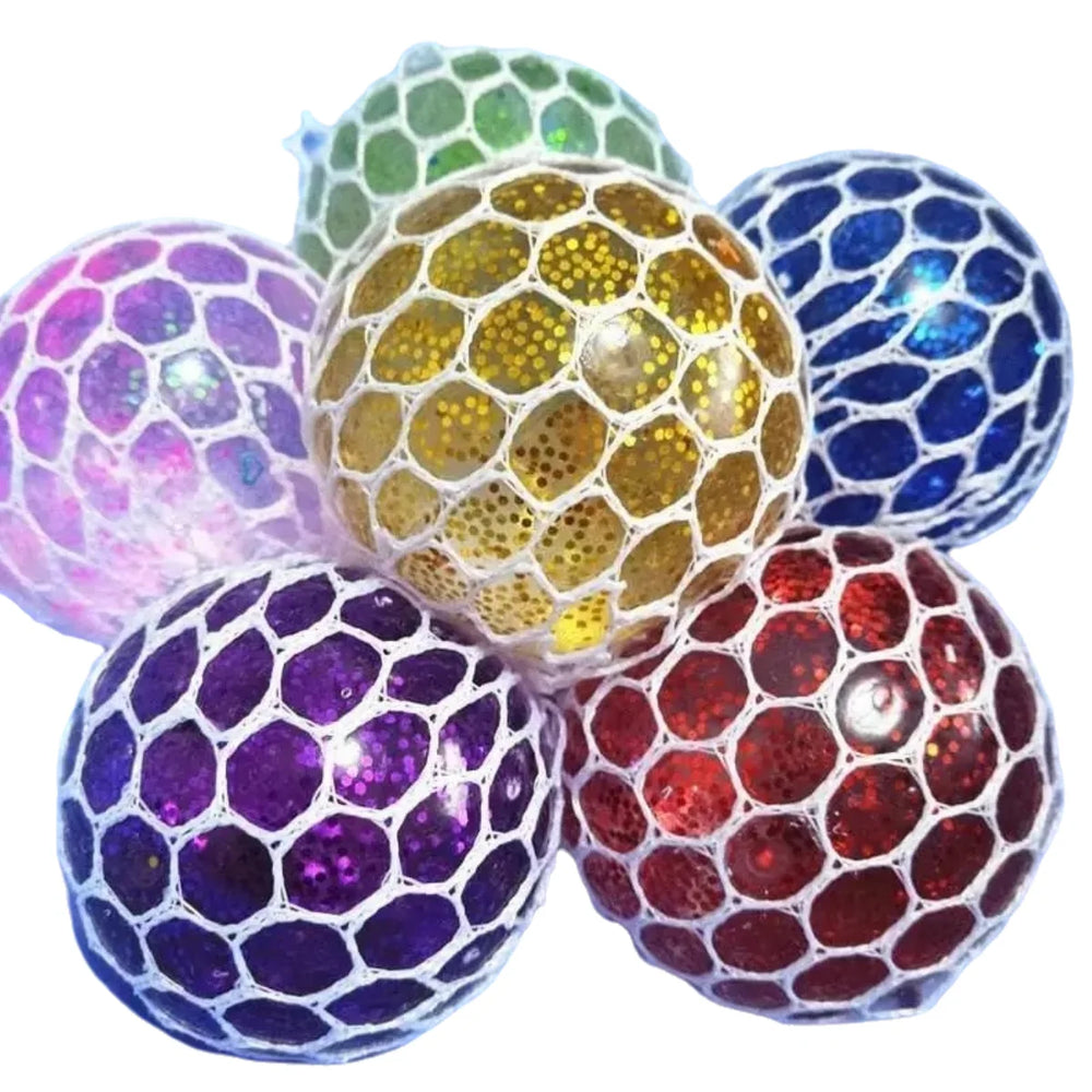 Colorful Star Squeezing Ball Squishy Ball 3D Stress Relief Sensory Toys Adults Anti-A alternate view