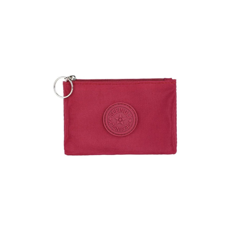 Casual Solid Nylon Coin Purse | Multi-Purpose Zipper Wallet Pouch alternate view