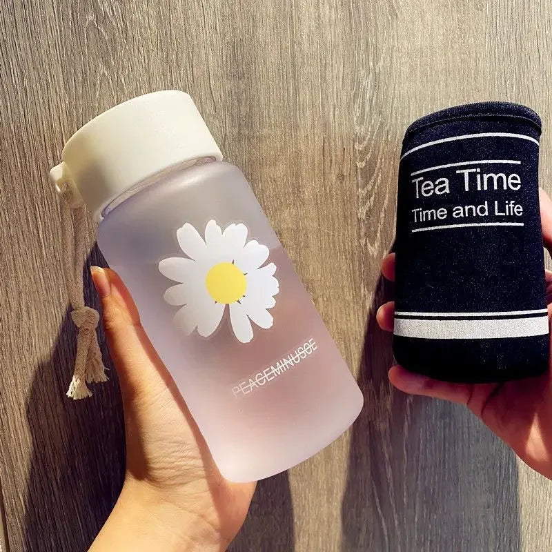 Water Bottle Portable Vacuum Flasks Summer Stainless Steel Thermos Bottle Kawaii Drin lifestyle view