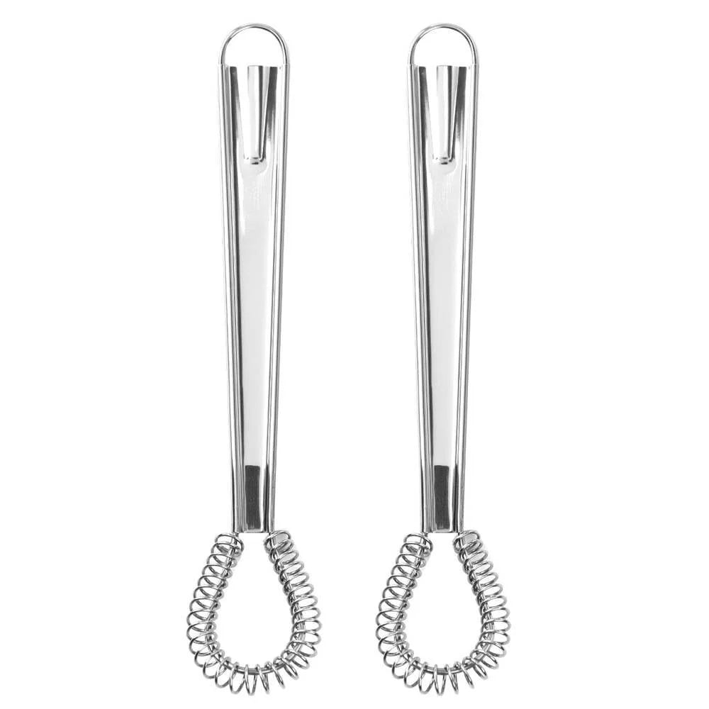Stainless Steel Spring Manual Whisk | Handheld Mini Egg Beater for Smooth Mixing lifestyle view