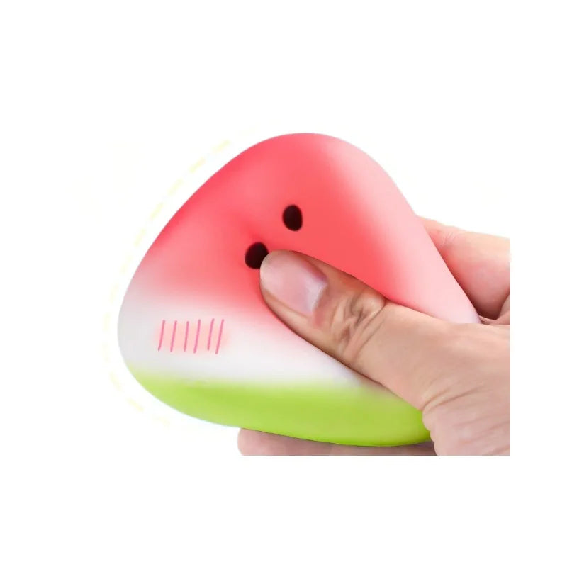 Cute Watermelon Squishy Fidget Toy | Slow Rebound Stress Relief Squeeze Toy alternate view