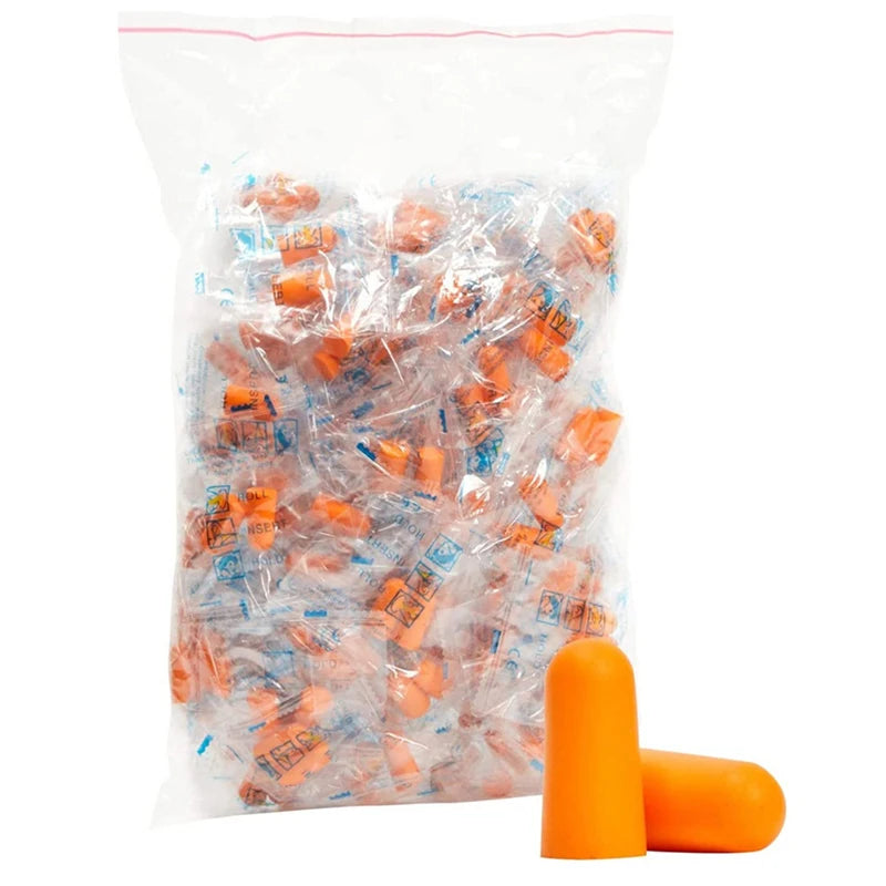 10 Pairs Soft Foam Ear Plugs for Sleeping Travel Noise Reduction | Tapered Comfort Ea lifestyle view