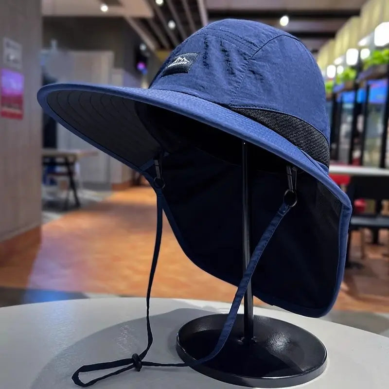 Sun Protection Fisherman Hat for Men and Women | UV Blocking Neck Flap alternate view